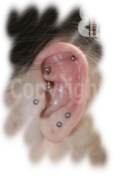 pírsing Tragus